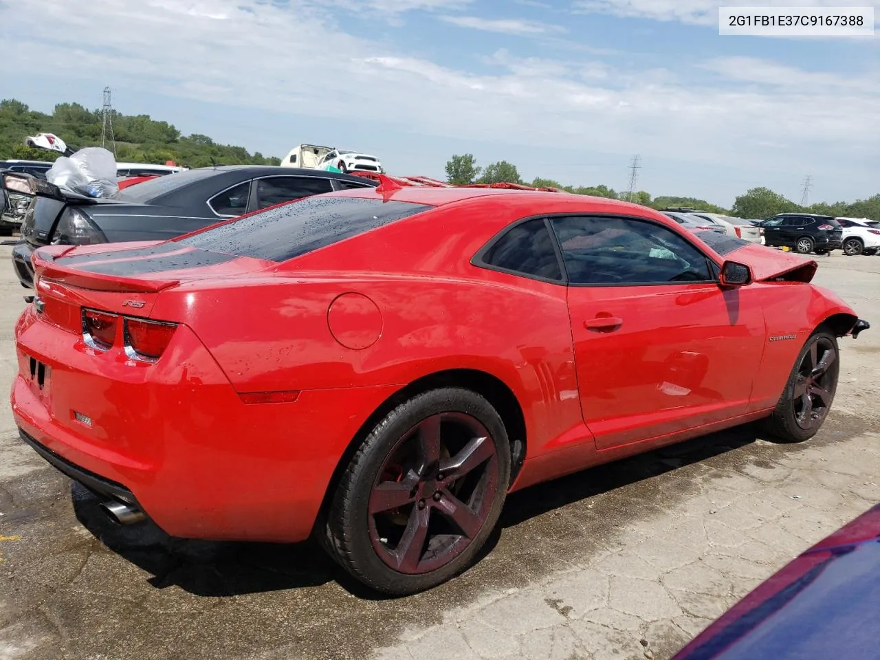 2012 Chevrolet Camaro Lt VIN: 2G1FB1E37C9167388 Lot: 76360124