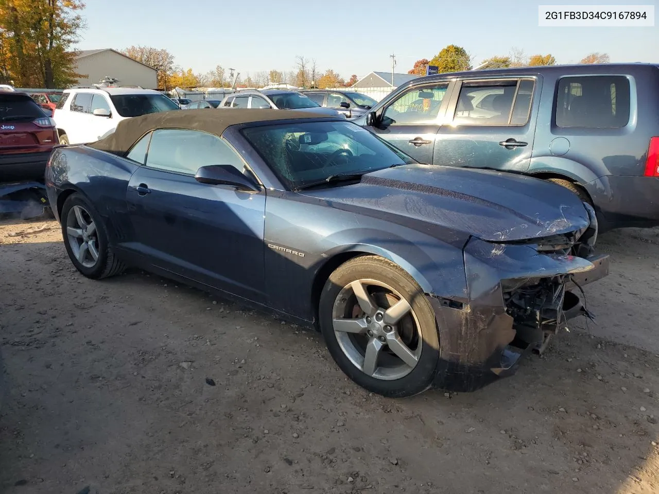 2012 Chevrolet Camaro Lt VIN: 2G1FB3D34C9167894 Lot: 76759784