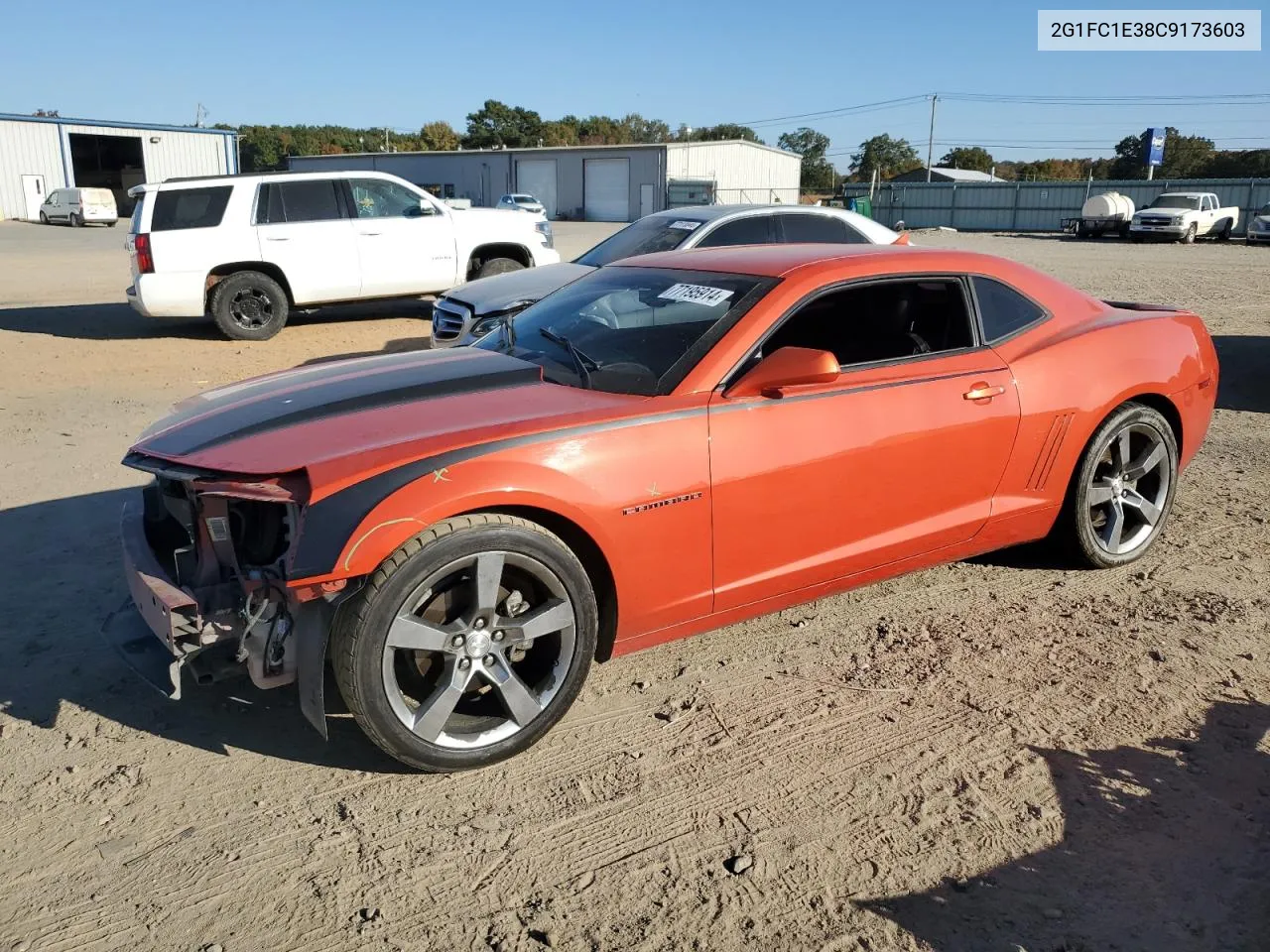 2012 Chevrolet Camaro Lt VIN: 2G1FC1E38C9173603 Lot: 77195914