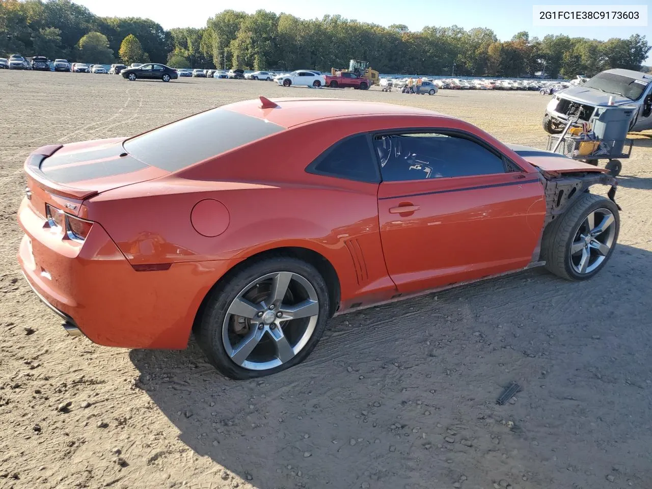 2012 Chevrolet Camaro Lt VIN: 2G1FC1E38C9173603 Lot: 77195914