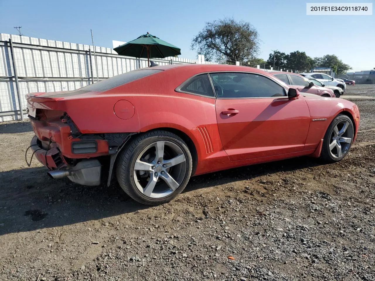 2012 Chevrolet Camaro Ls VIN: 2G1FE1E34C9118740 Lot: 77710314