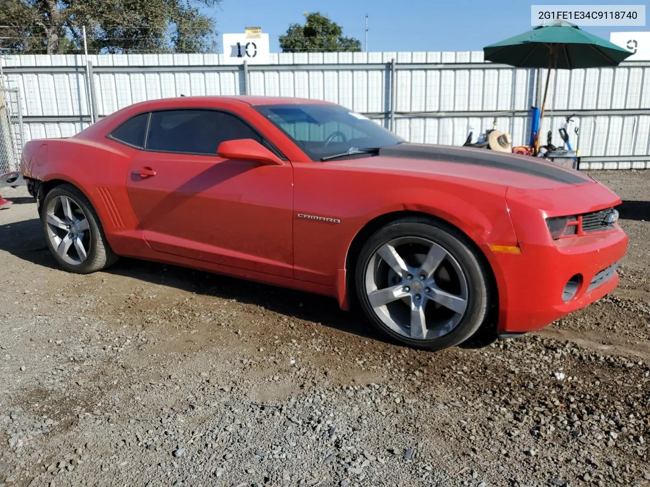 2012 Chevrolet Camaro Ls VIN: 2G1FE1E34C9118740 Lot: 77710314