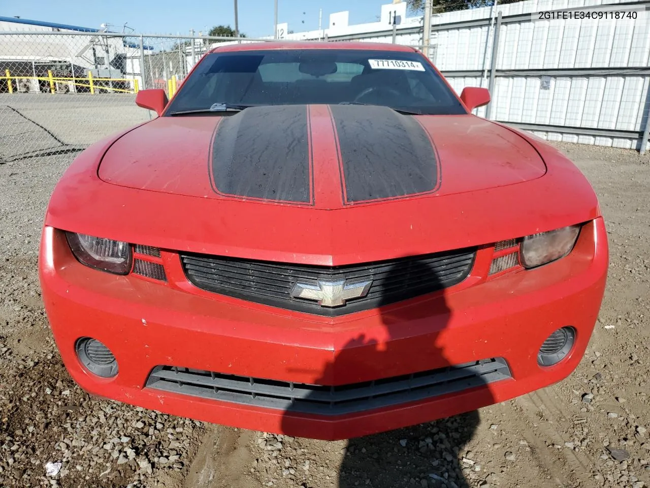 2012 Chevrolet Camaro Ls VIN: 2G1FE1E34C9118740 Lot: 77710314