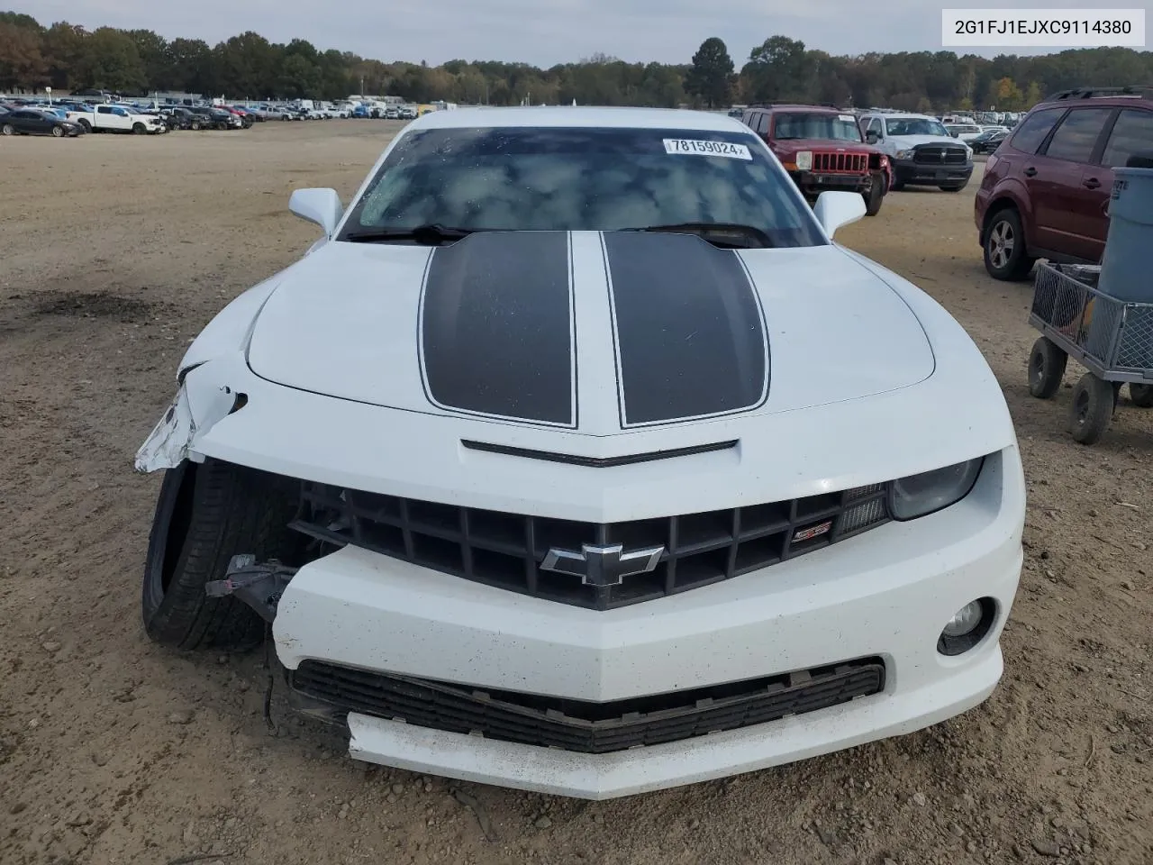 2G1FJ1EJXC9114380 2012 Chevrolet Camaro Ss