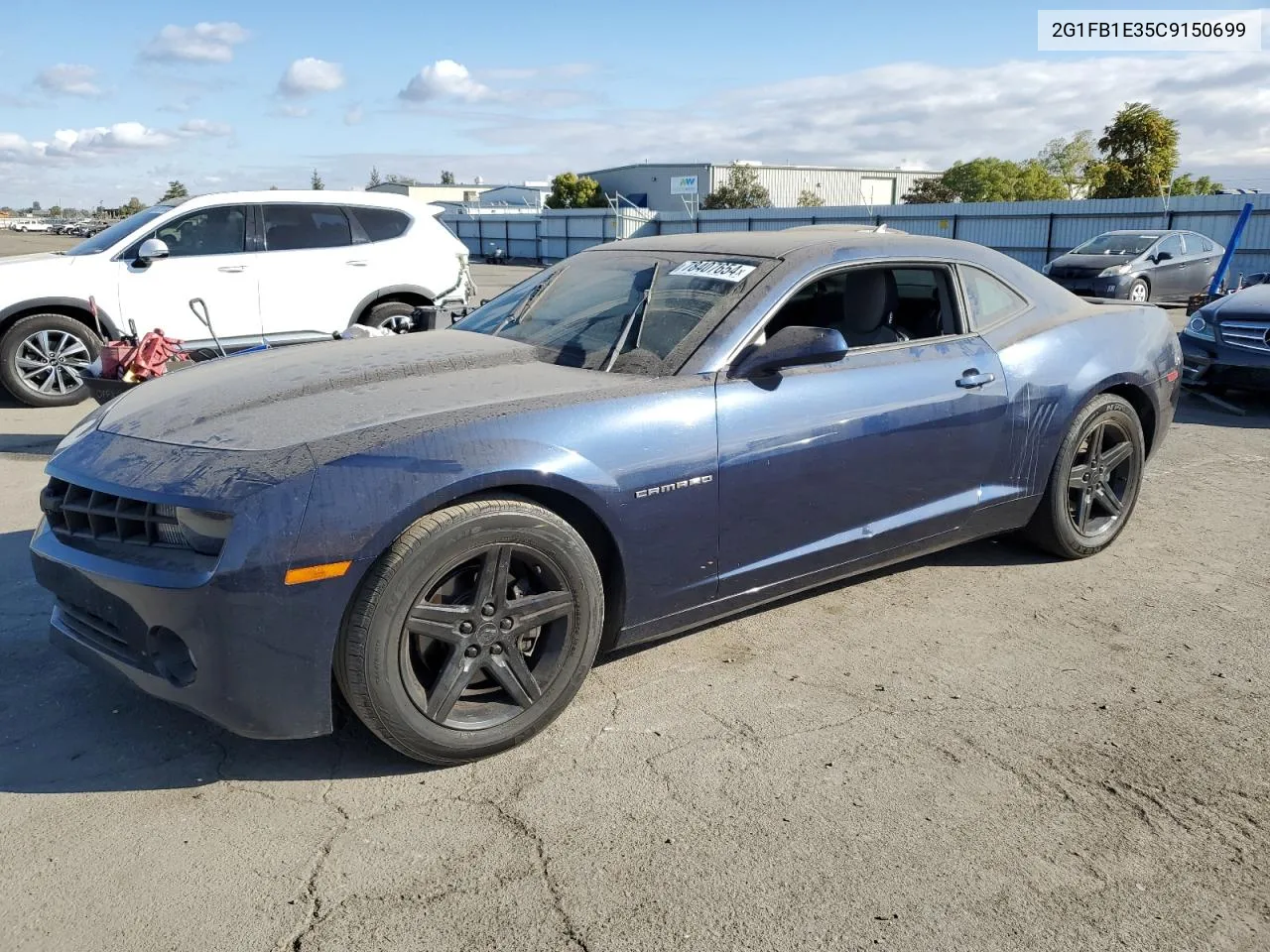 2012 Chevrolet Camaro Lt VIN: 2G1FB1E35C9150699 Lot: 78407654