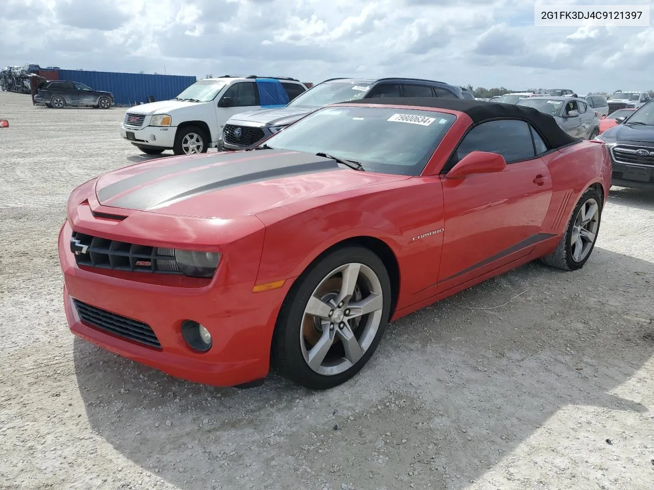 2012 Chevrolet Camaro 2Ss VIN: 2G1FK3DJ4C9121397 Lot: 79800634