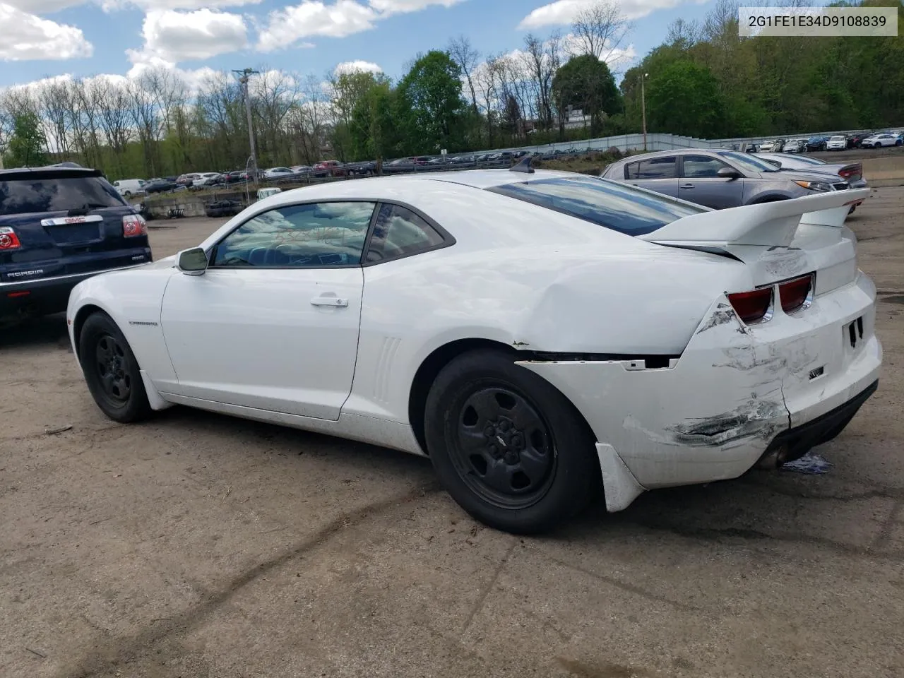 2013 Chevrolet Camaro Ls VIN: 2G1FE1E34D9108839 Lot: 53284184