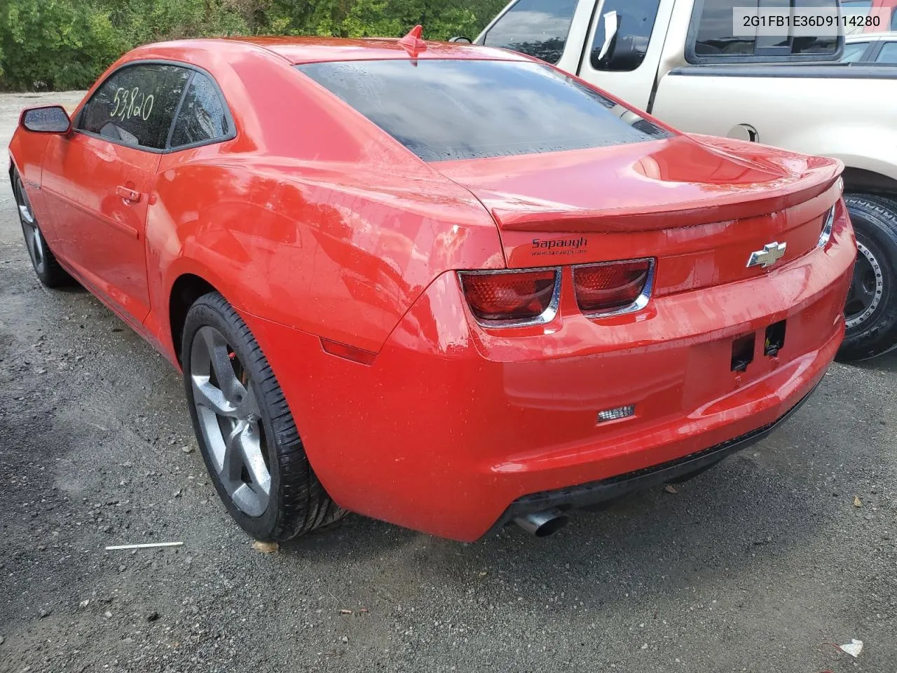 2013 Chevrolet Camaro Lt VIN: 2G1FB1E36D9114280 Lot: 54961292