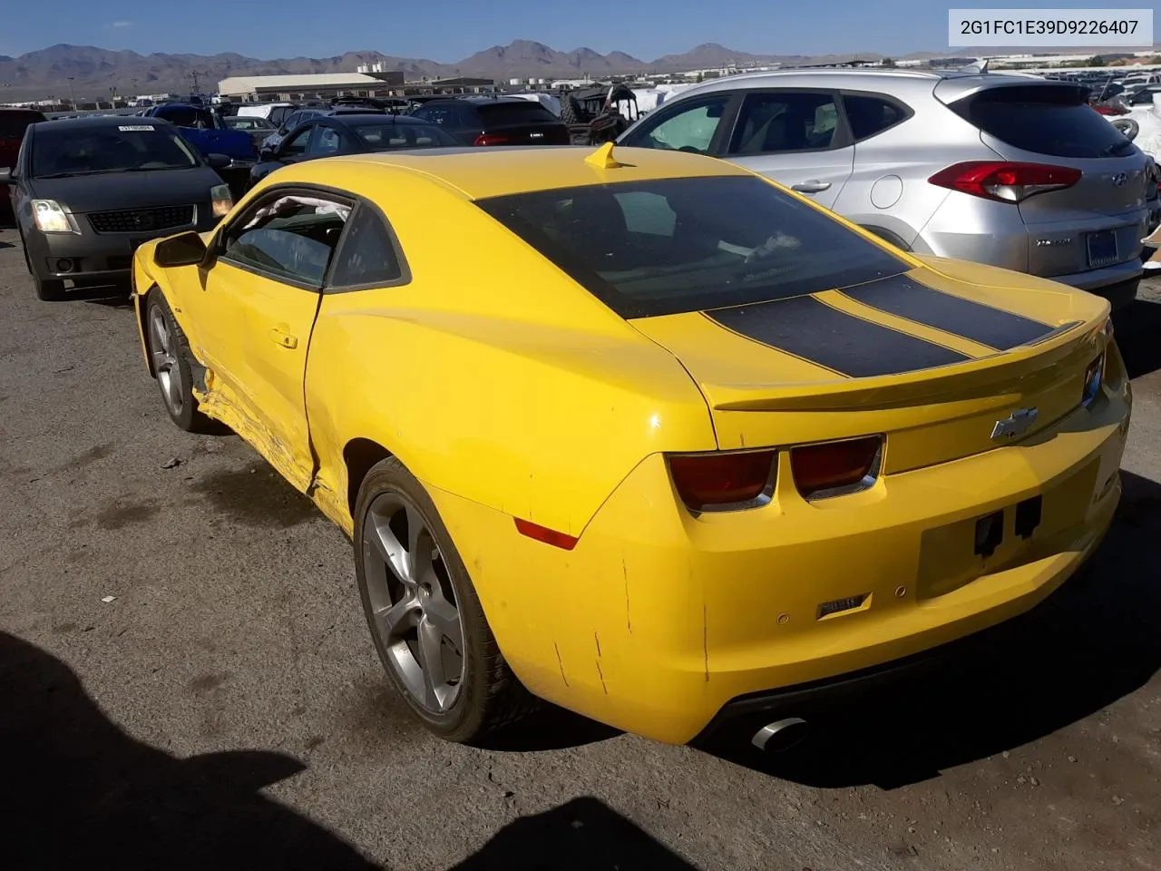 2013 Chevrolet Camaro Lt VIN: 2G1FC1E39D9226407 Lot: 57164824