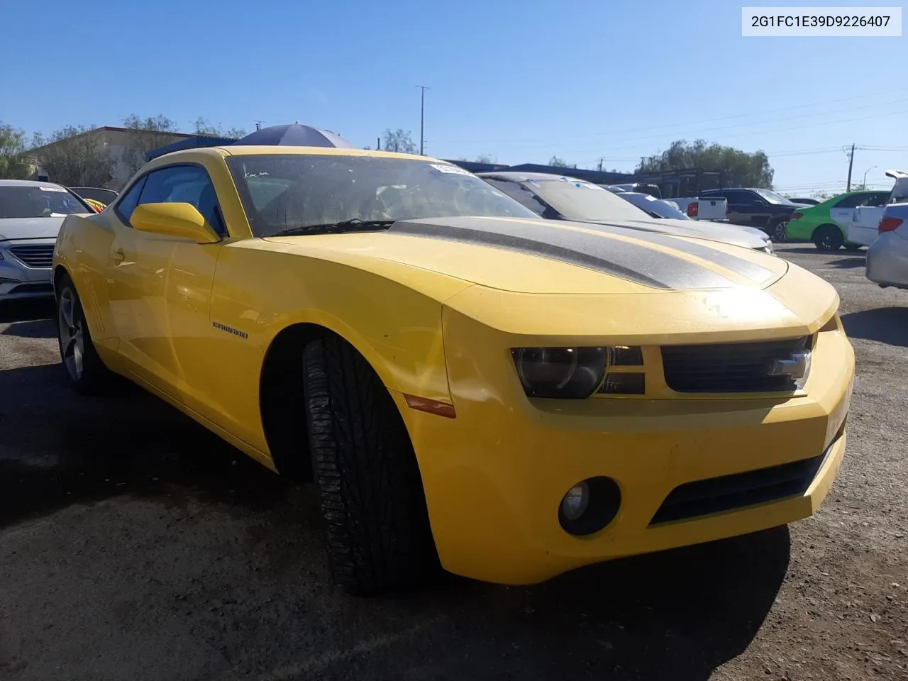 2013 Chevrolet Camaro Lt VIN: 2G1FC1E39D9226407 Lot: 57164824