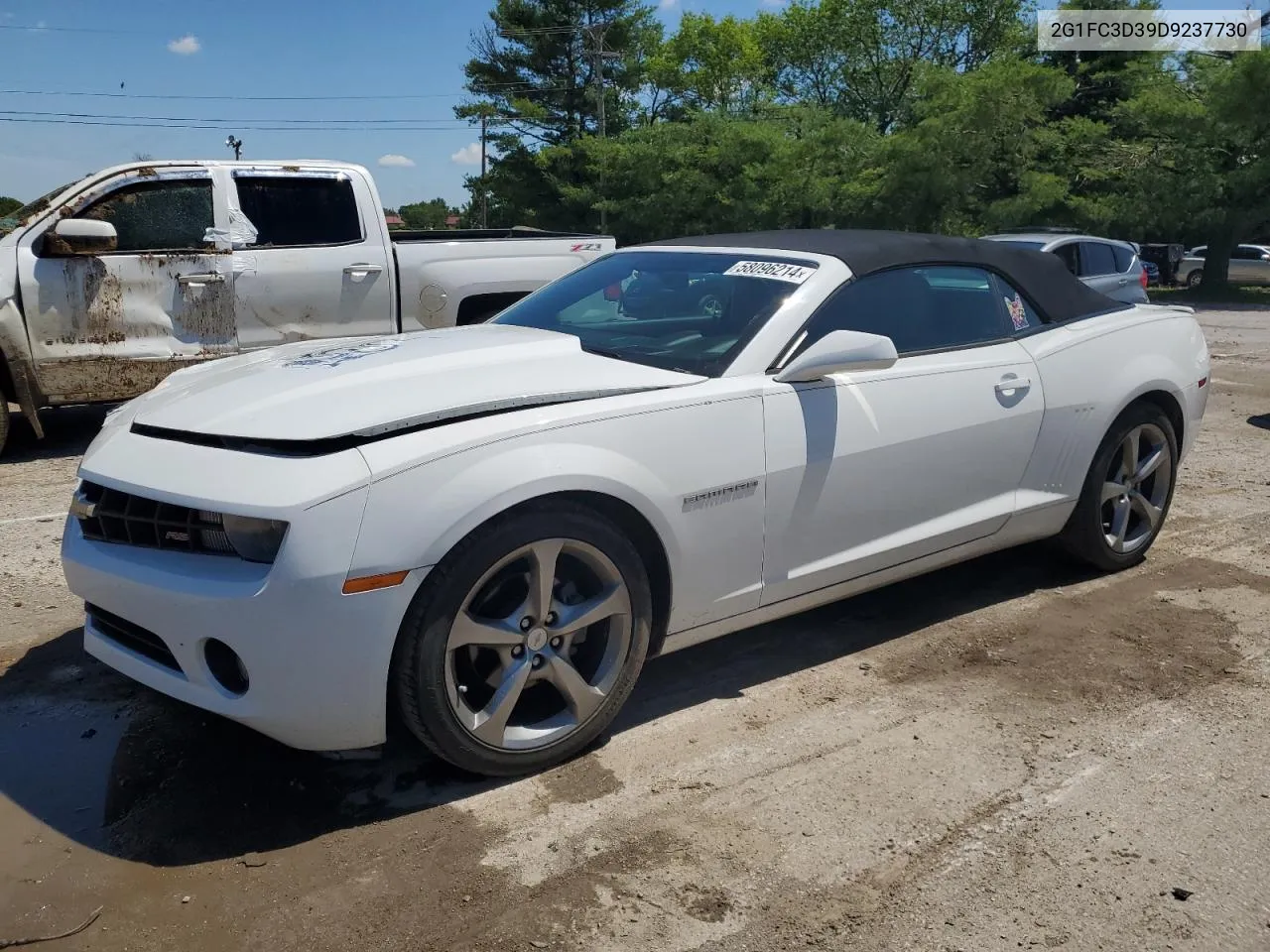 2013 Chevrolet Camaro Lt VIN: 2G1FC3D39D9237730 Lot: 58096214