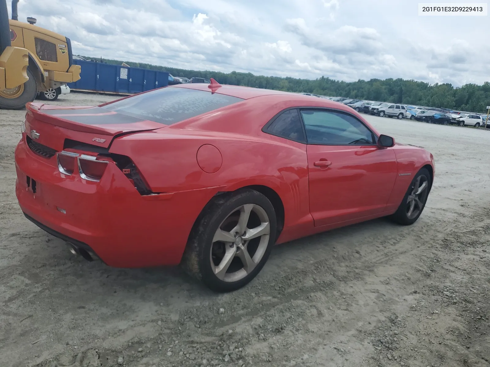 2013 Chevrolet Camaro Lt VIN: 2G1FG1E32D9229413 Lot: 61131744