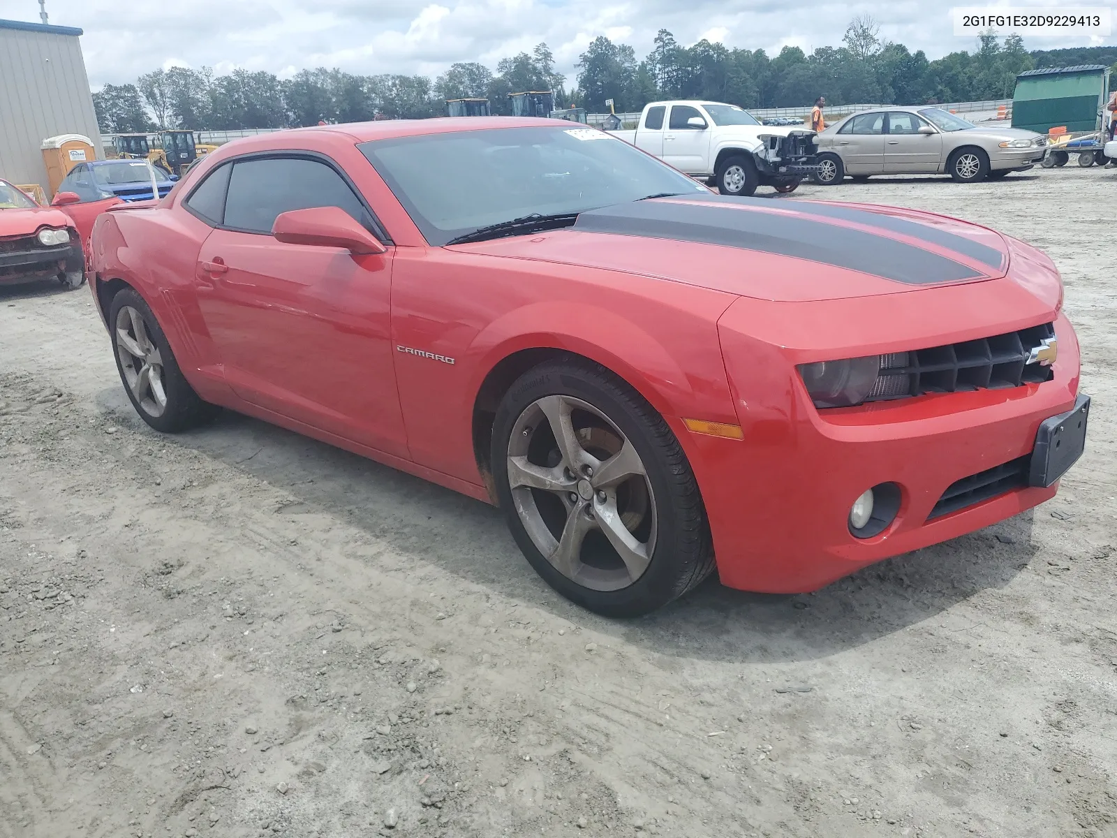 2013 Chevrolet Camaro Lt VIN: 2G1FG1E32D9229413 Lot: 61131744