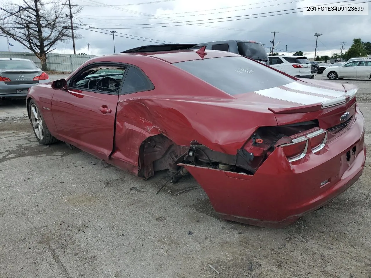 2013 Chevrolet Camaro Lt VIN: 2G1FC1E34D9123699 Lot: 63112674