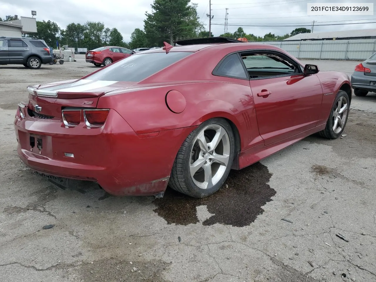 2013 Chevrolet Camaro Lt VIN: 2G1FC1E34D9123699 Lot: 63112674