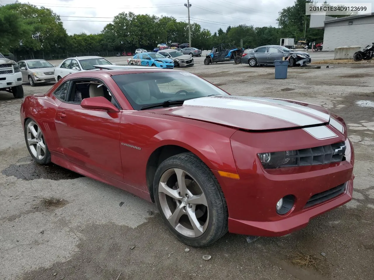 2013 Chevrolet Camaro Lt VIN: 2G1FC1E34D9123699 Lot: 63112674