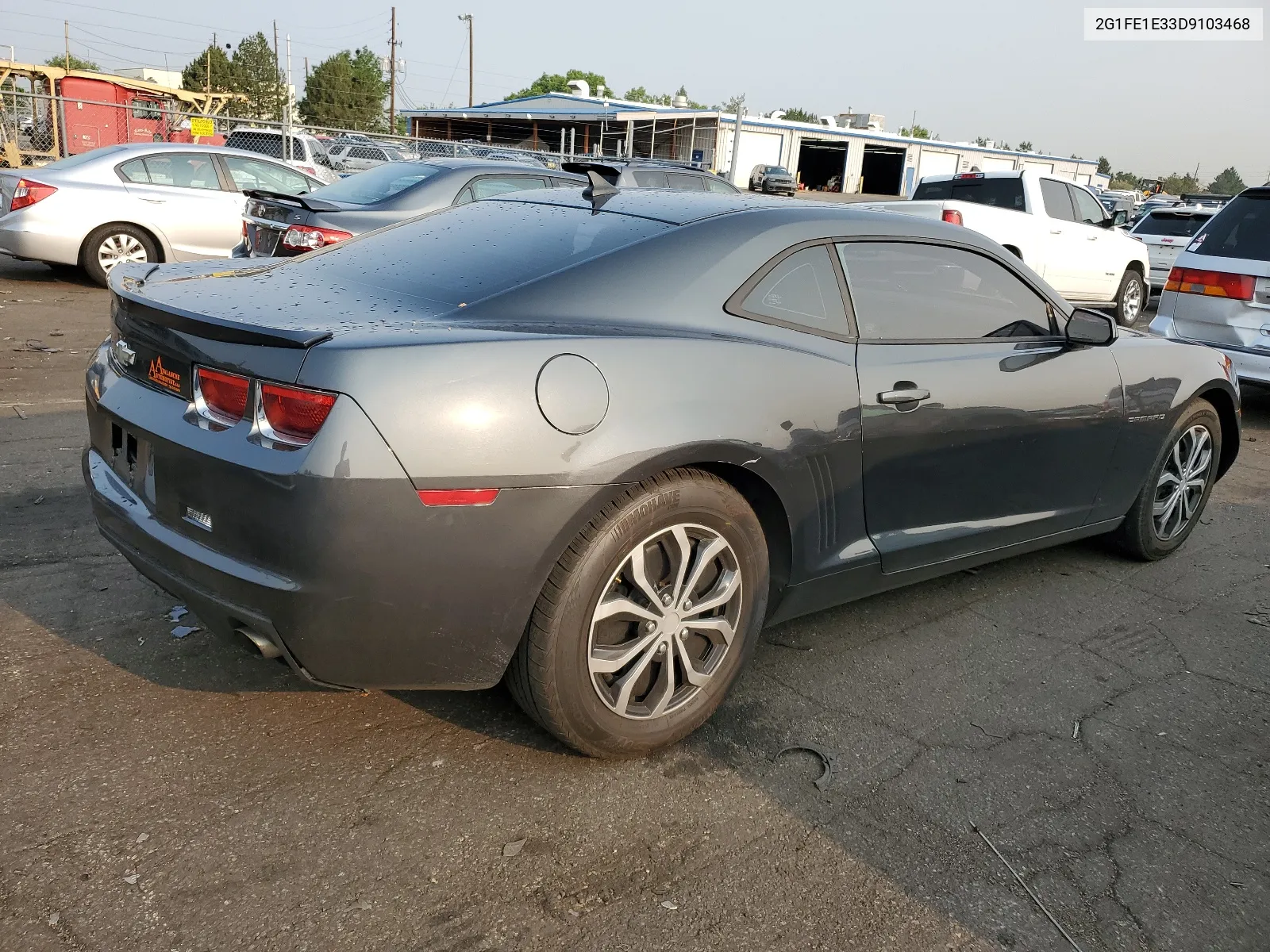 2013 Chevrolet Camaro Ls VIN: 2G1FE1E33D9103468 Lot: 64031134