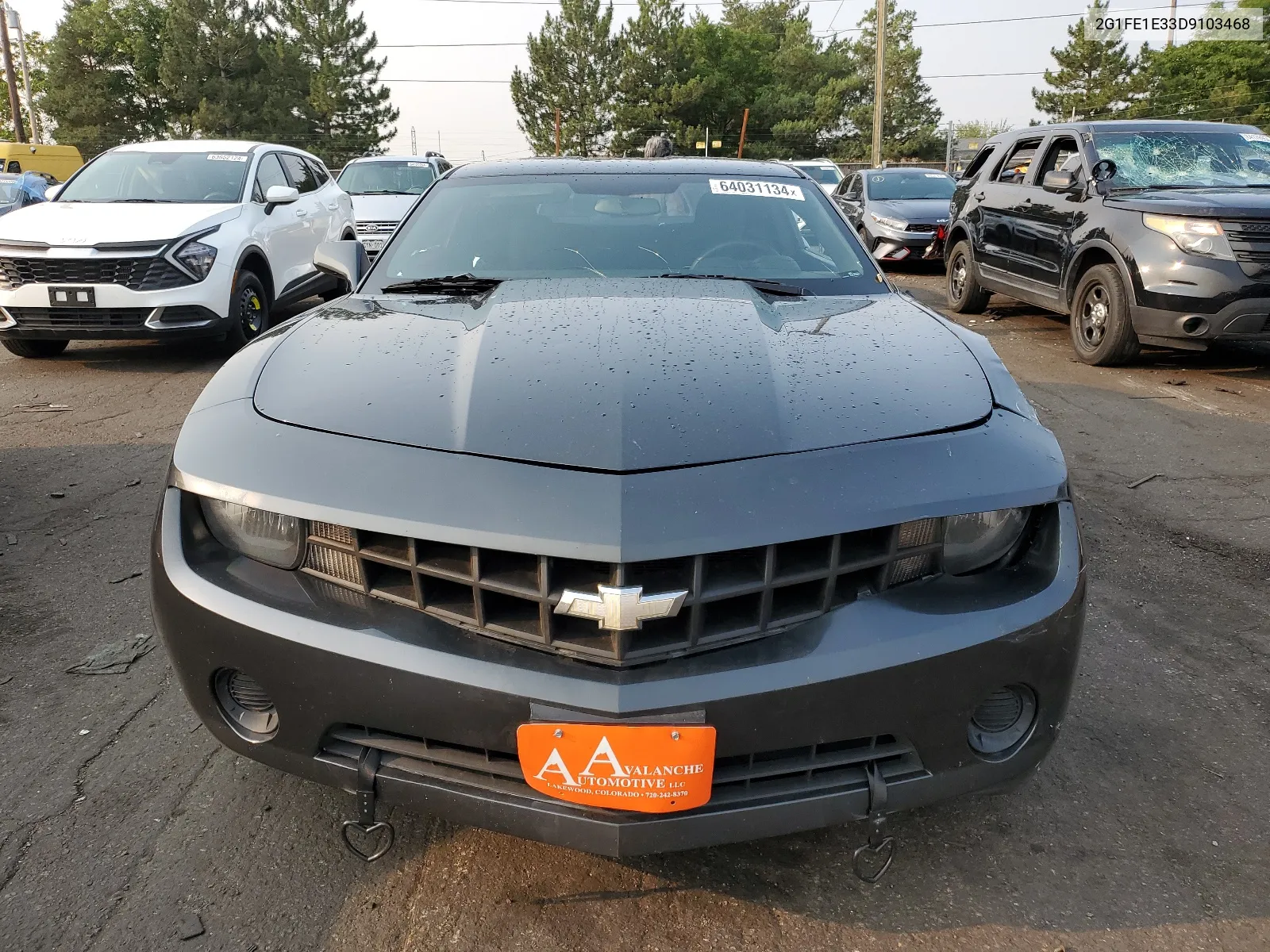 2013 Chevrolet Camaro Ls VIN: 2G1FE1E33D9103468 Lot: 64031134