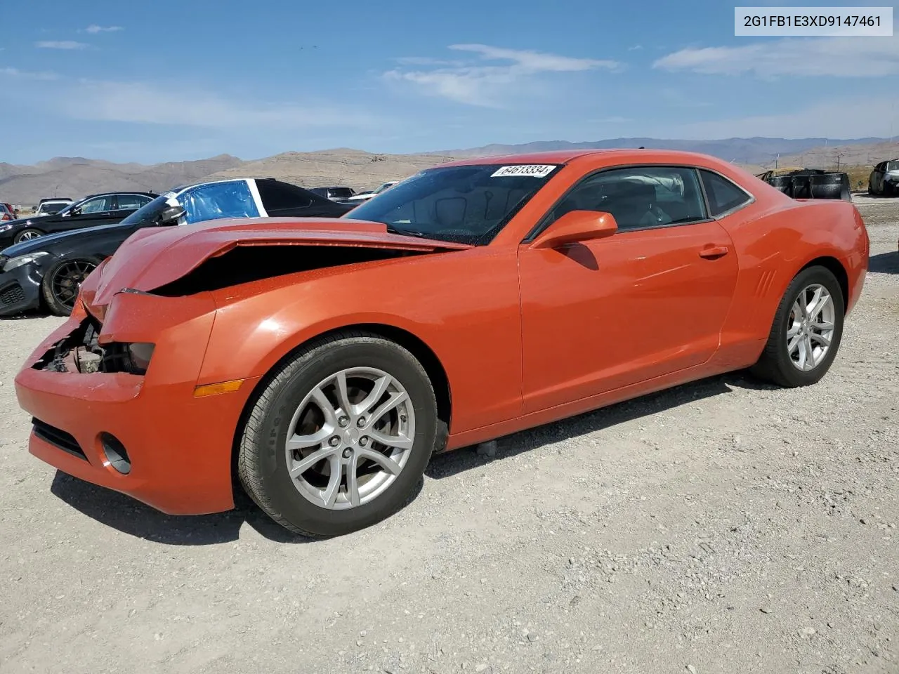 2013 Chevrolet Camaro Lt VIN: 2G1FB1E3XD9147461 Lot: 64613334