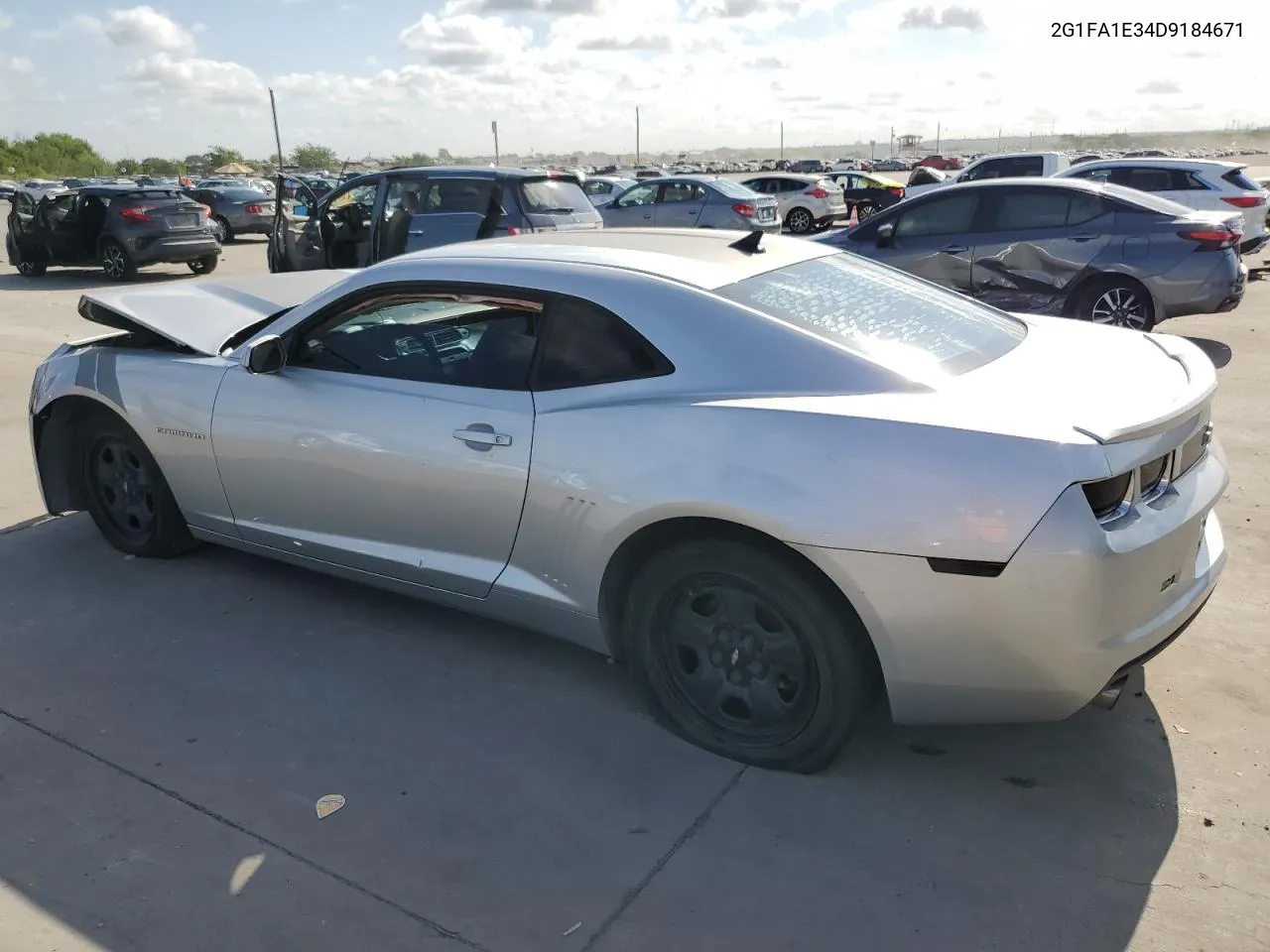 2013 Chevrolet Camaro Ls VIN: 2G1FA1E34D9184671 Lot: 64981004