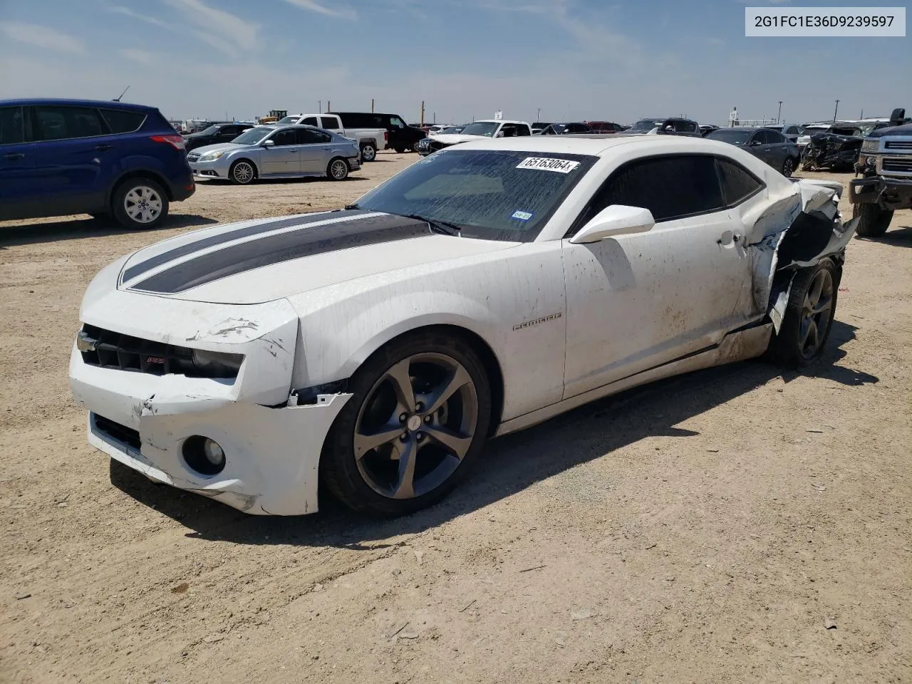 2G1FC1E36D9239597 2013 Chevrolet Camaro Lt