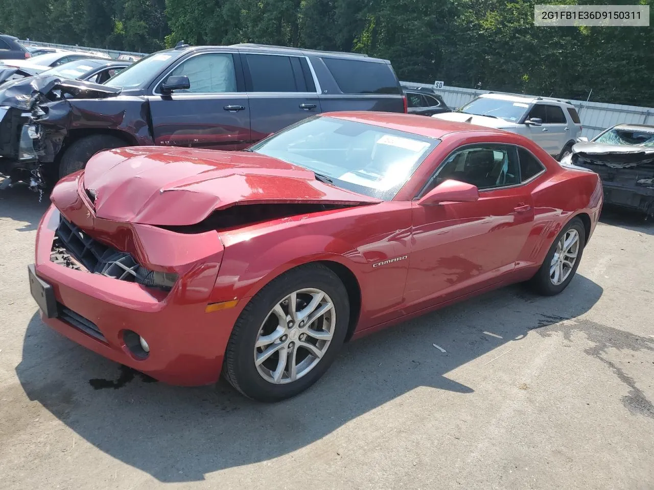 2013 Chevrolet Camaro Lt VIN: 2G1FB1E36D9150311 Lot: 65398424