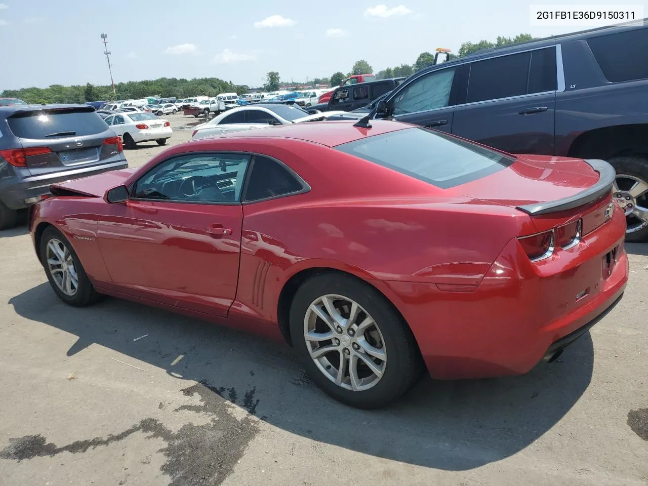 2013 Chevrolet Camaro Lt VIN: 2G1FB1E36D9150311 Lot: 65398424