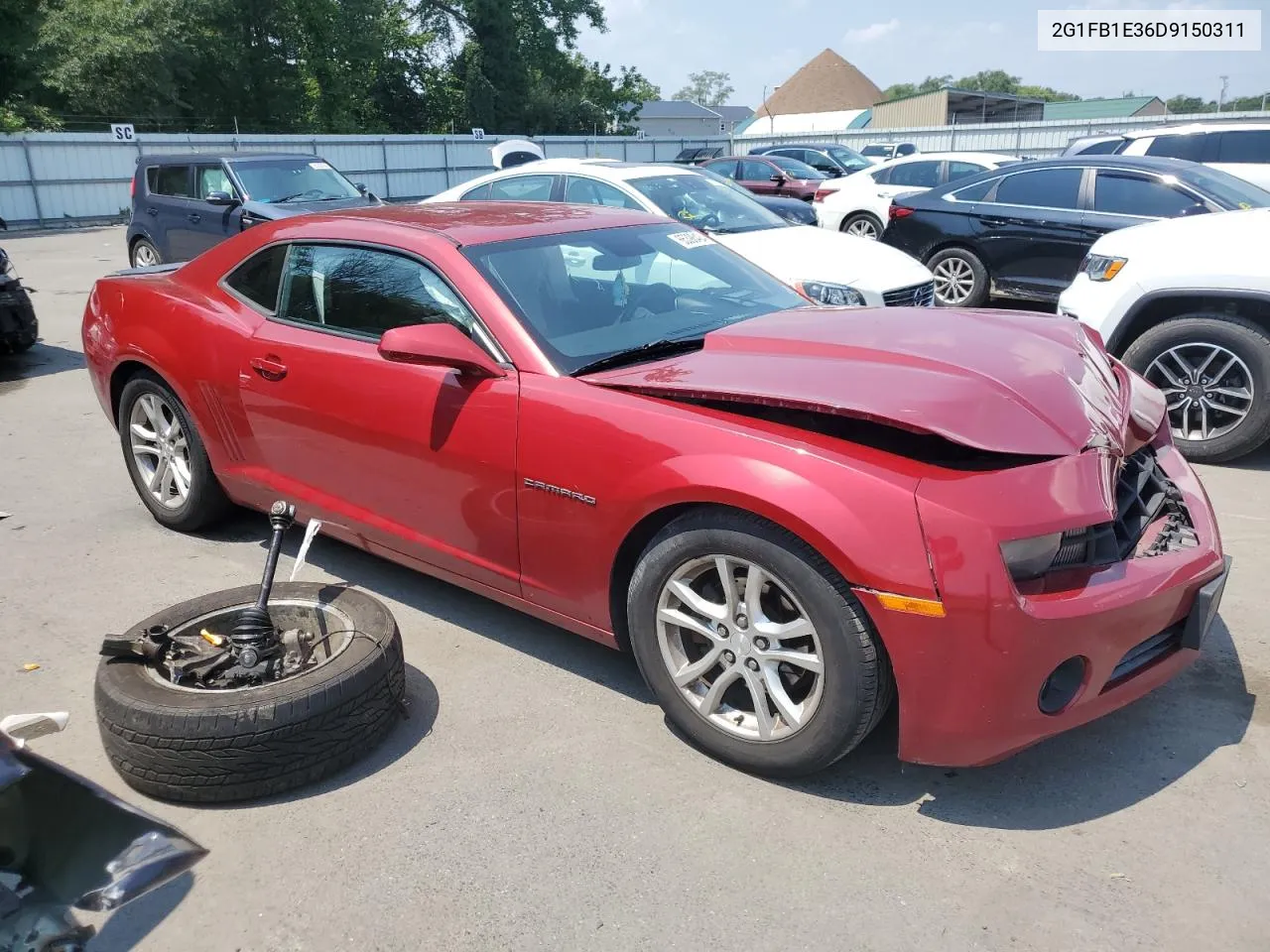 2013 Chevrolet Camaro Lt VIN: 2G1FB1E36D9150311 Lot: 65398424