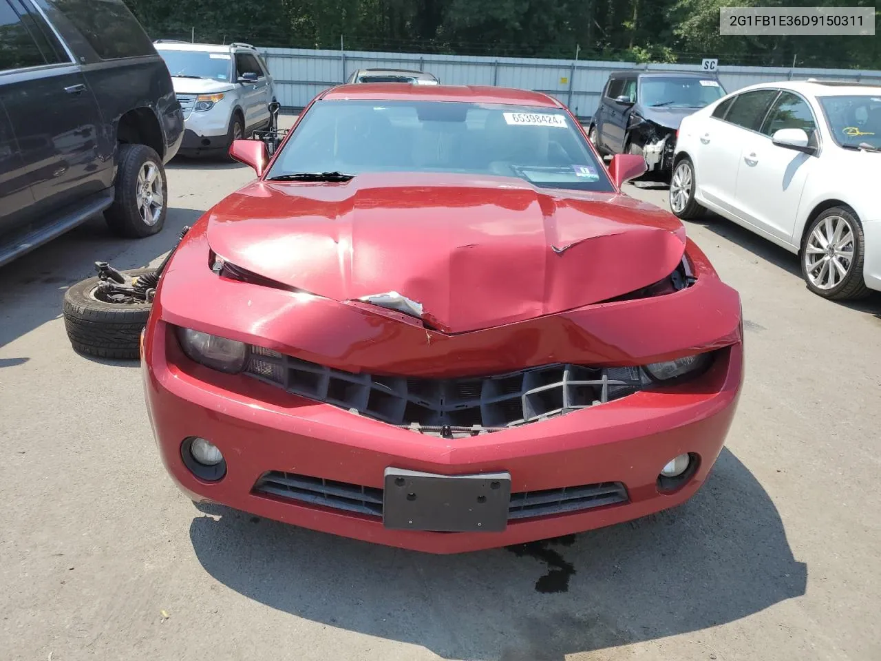 2013 Chevrolet Camaro Lt VIN: 2G1FB1E36D9150311 Lot: 65398424