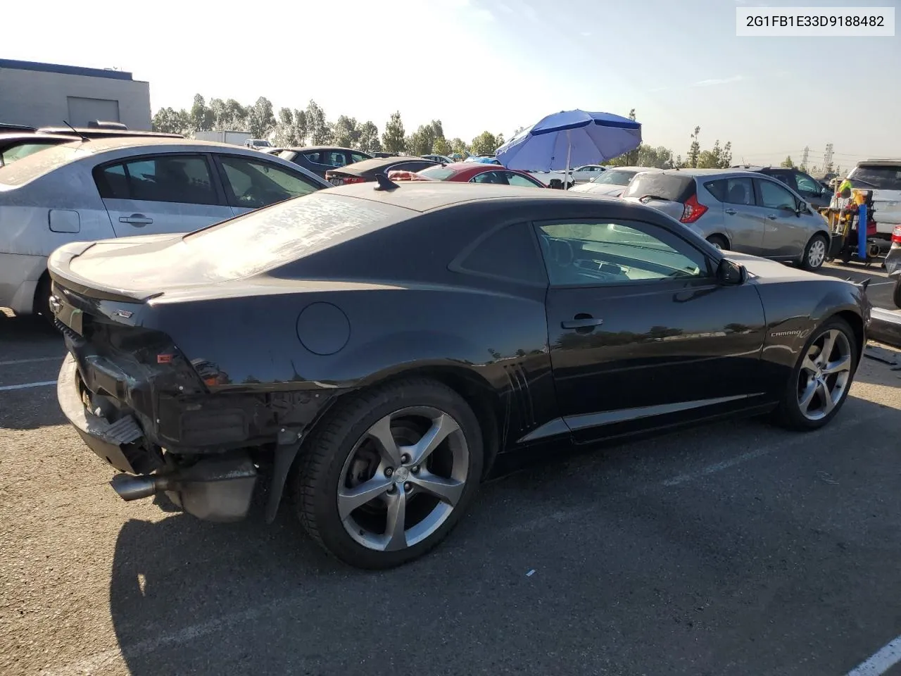 2013 Chevrolet Camaro Lt VIN: 2G1FB1E33D9188482 Lot: 65787694