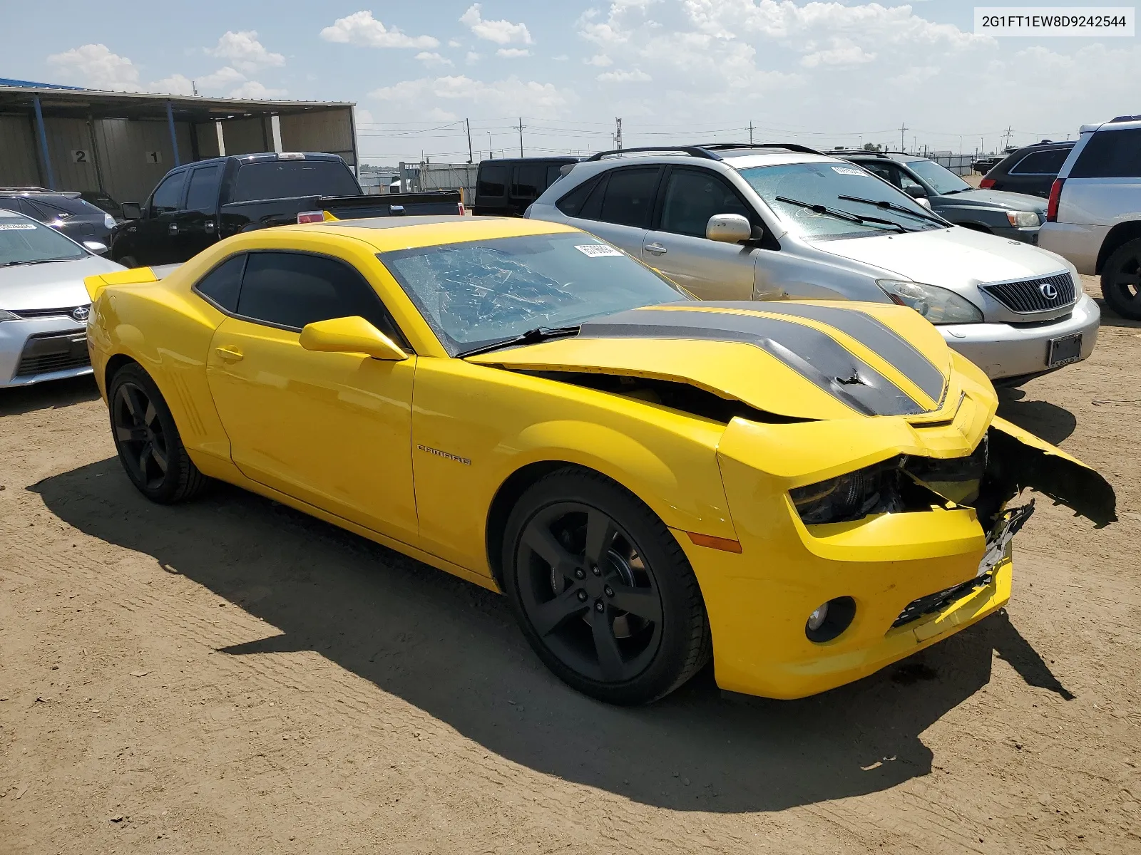 2013 Chevrolet Camaro 2Ss VIN: 2G1FT1EW8D9242544 Lot: 65796894