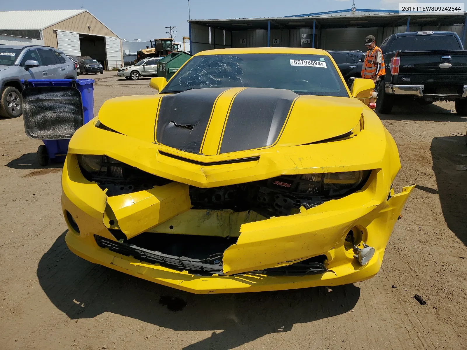 2G1FT1EW8D9242544 2013 Chevrolet Camaro 2Ss