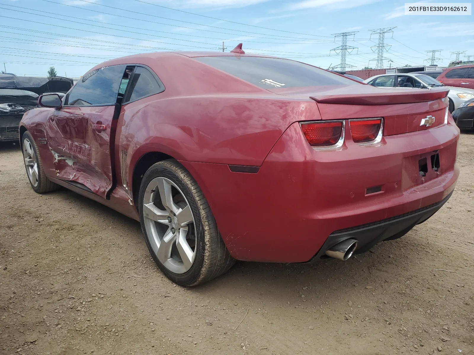 2013 Chevrolet Camaro Lt VIN: 2G1FB1E33D9162612 Lot: 66328924