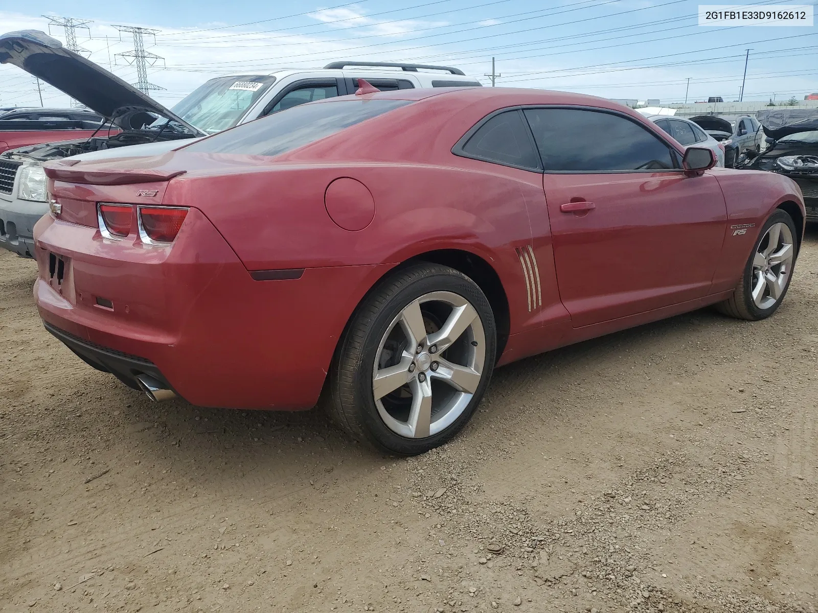 2013 Chevrolet Camaro Lt VIN: 2G1FB1E33D9162612 Lot: 66328924