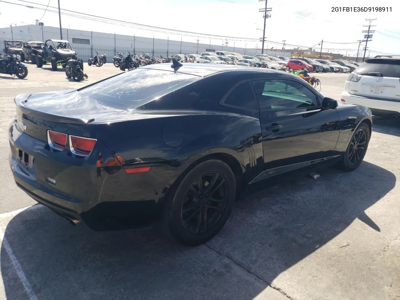 2013 Chevrolet Camaro Lt VIN: 2G1FB1E36D9198911 Lot: 66366184