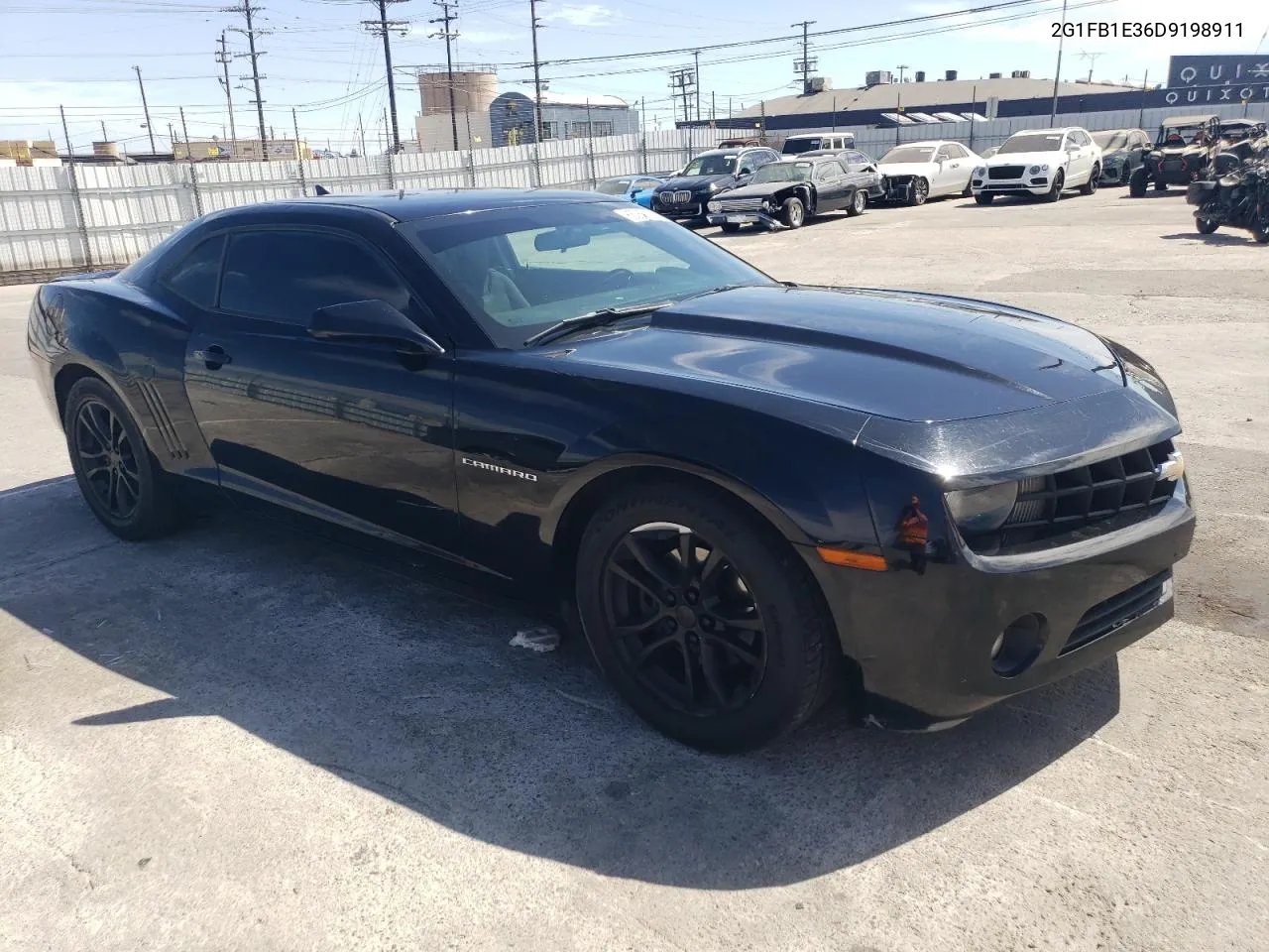 2013 Chevrolet Camaro Lt VIN: 2G1FB1E36D9198911 Lot: 66366184