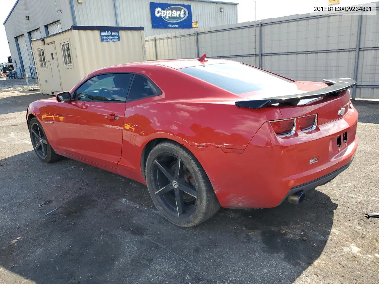 2013 Chevrolet Camaro Lt VIN: 2G1FB1E3XD9234891 Lot: 66743264