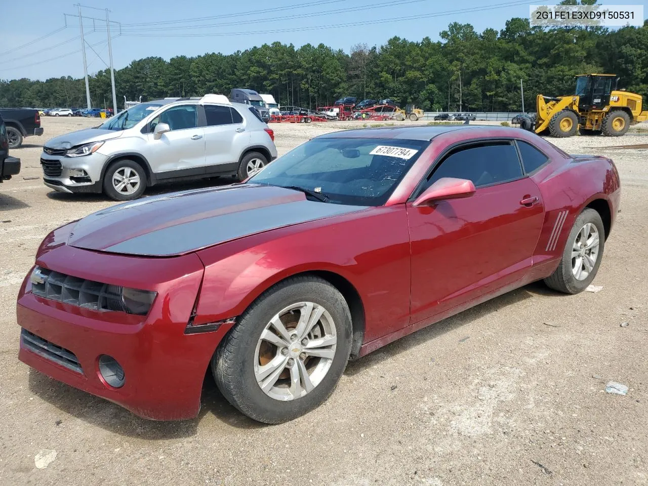 2G1FE1E3XD9150531 2013 Chevrolet Camaro Ls