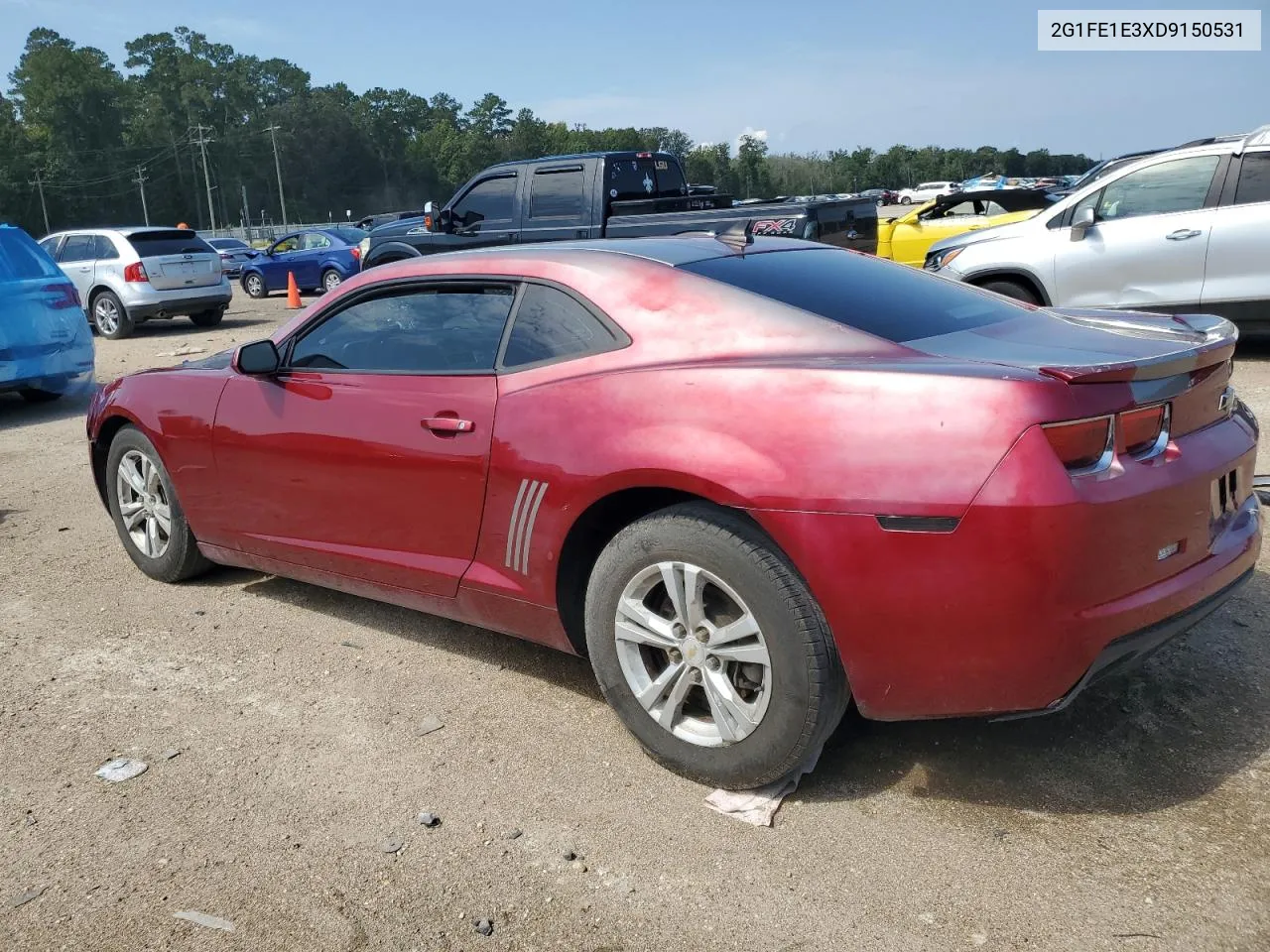 2G1FE1E3XD9150531 2013 Chevrolet Camaro Ls