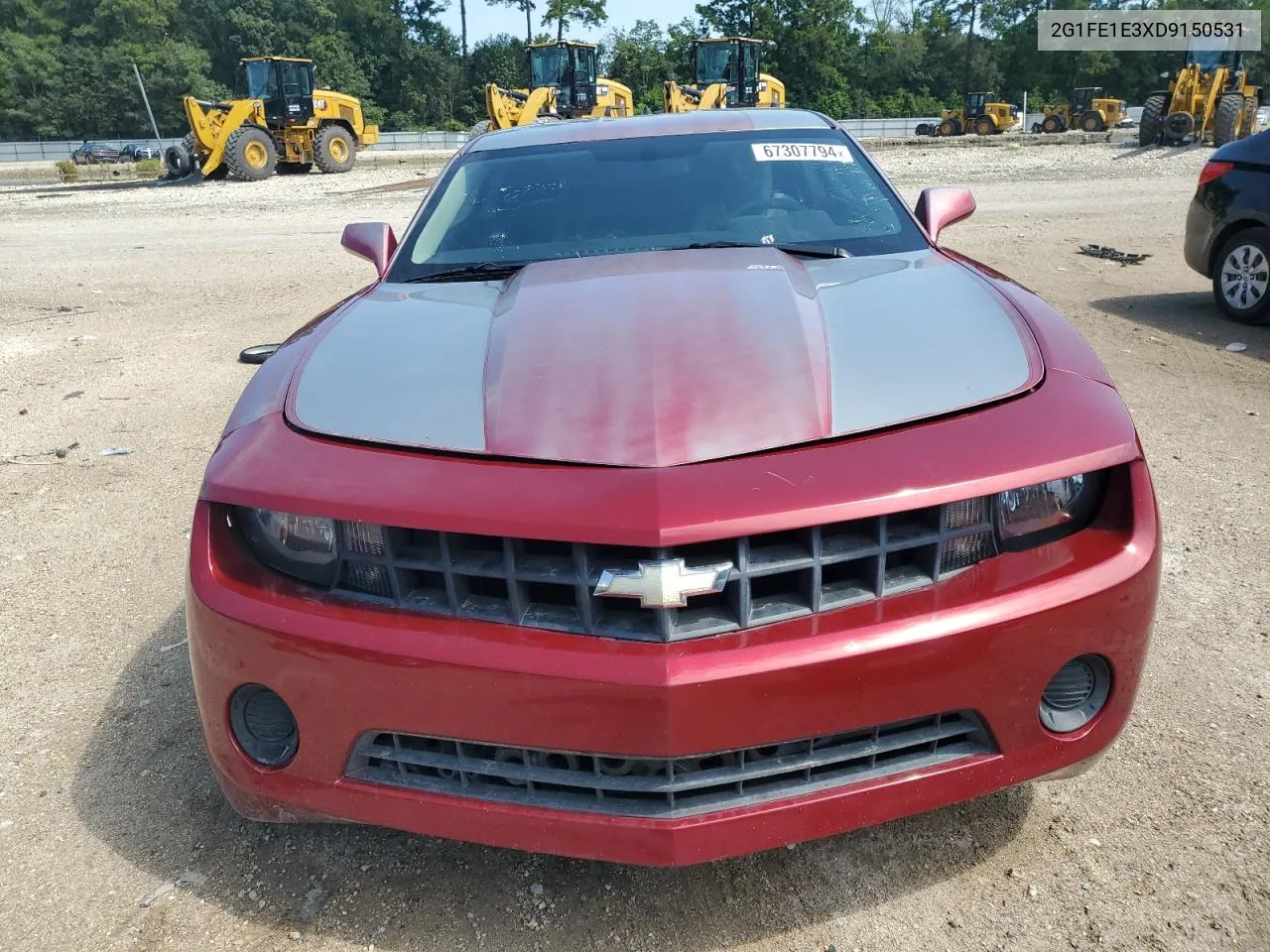 2013 Chevrolet Camaro Ls VIN: 2G1FE1E3XD9150531 Lot: 67307794