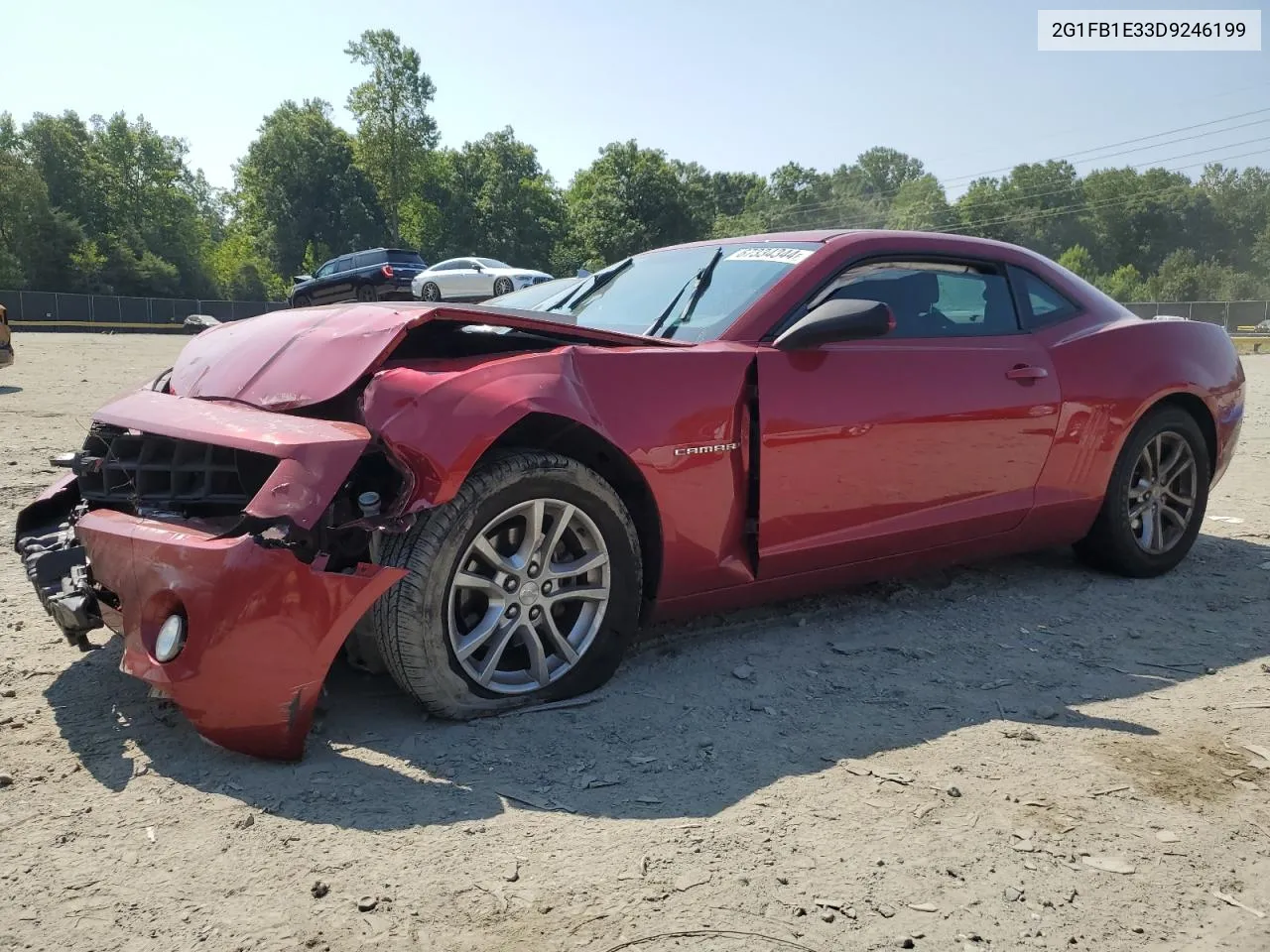 2013 Chevrolet Camaro Lt VIN: 2G1FB1E33D9246199 Lot: 67334344