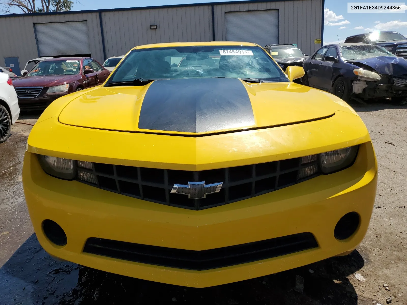 2013 Chevrolet Camaro Ls VIN: 2G1FA1E34D9244366 Lot: 67464914