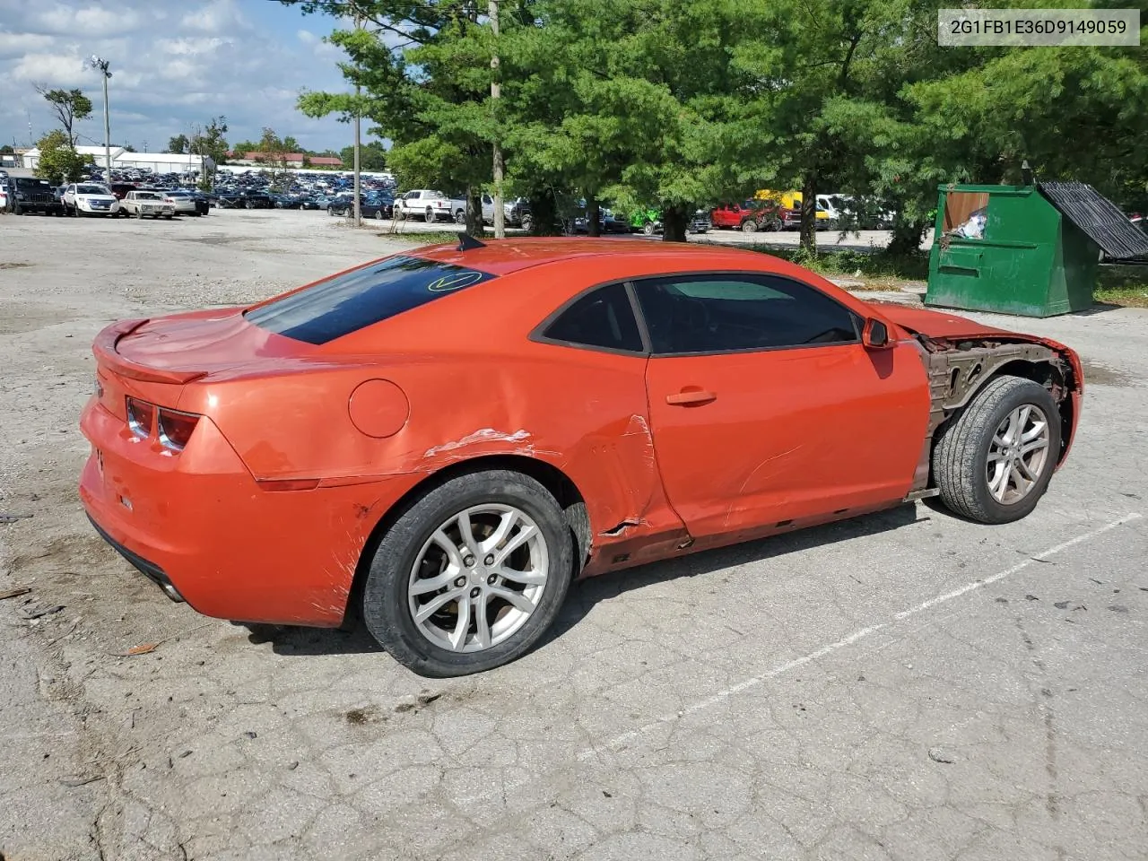 2013 Chevrolet Camaro Lt VIN: 2G1FB1E36D9149059 Lot: 67782304