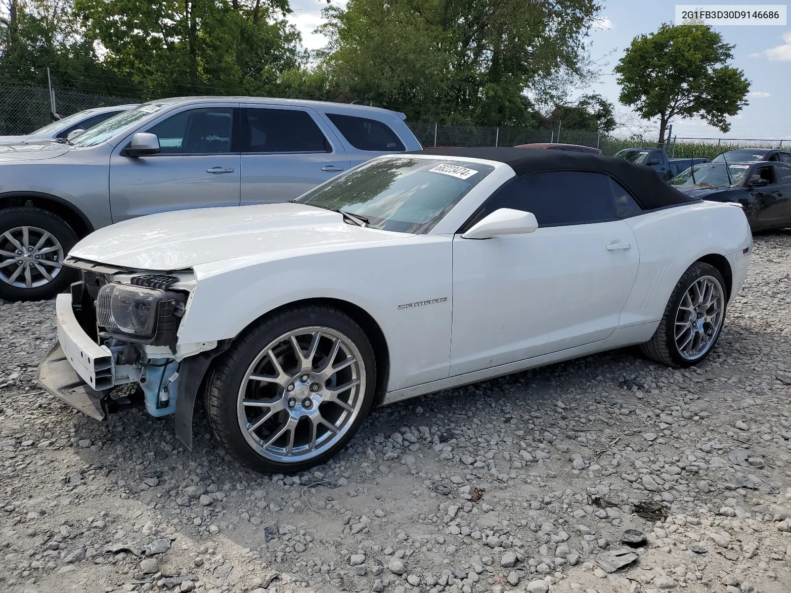 2G1FB3D30D9146686 2013 Chevrolet Camaro Lt