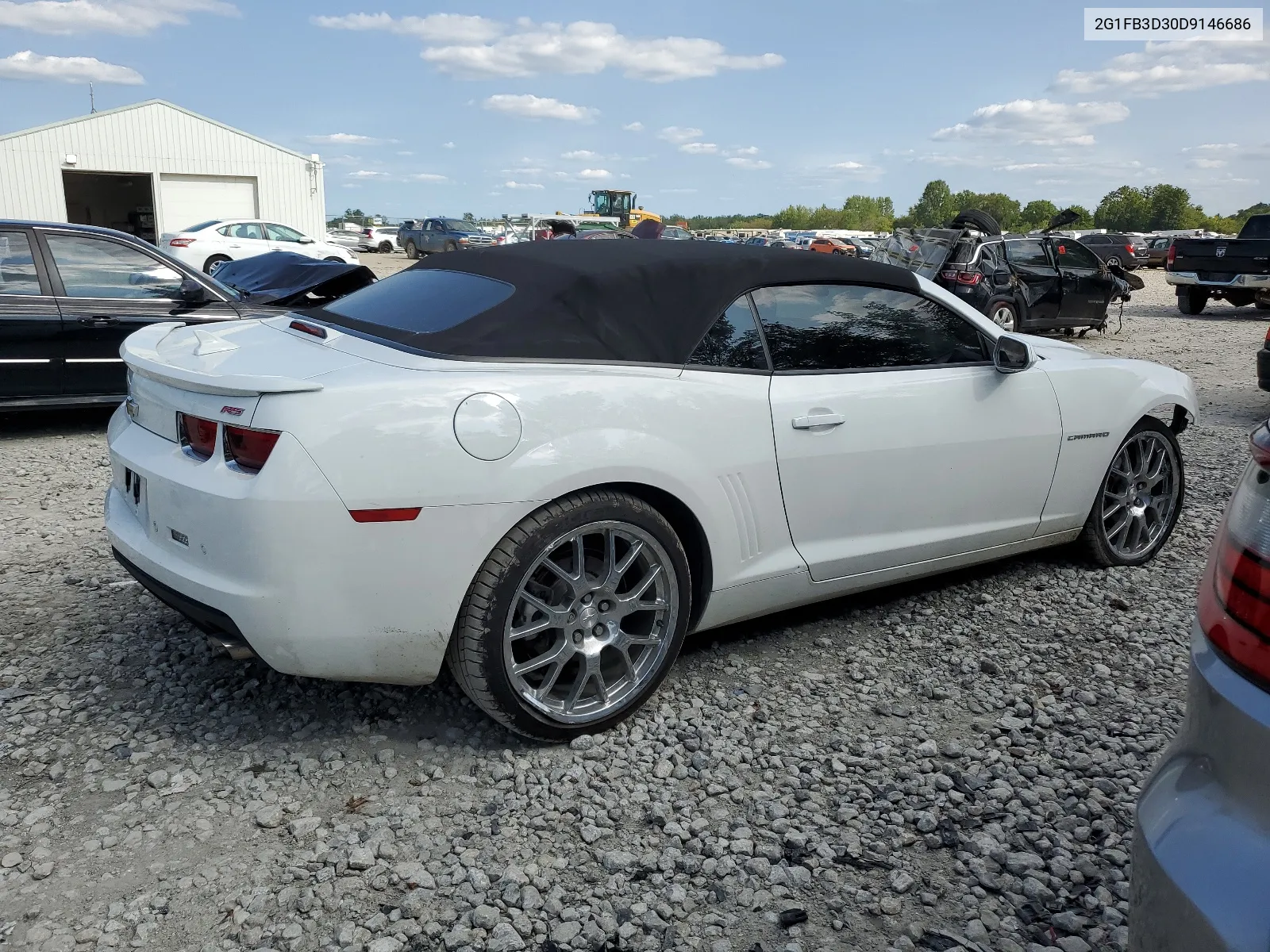 2013 Chevrolet Camaro Lt VIN: 2G1FB3D30D9146686 Lot: 68223474