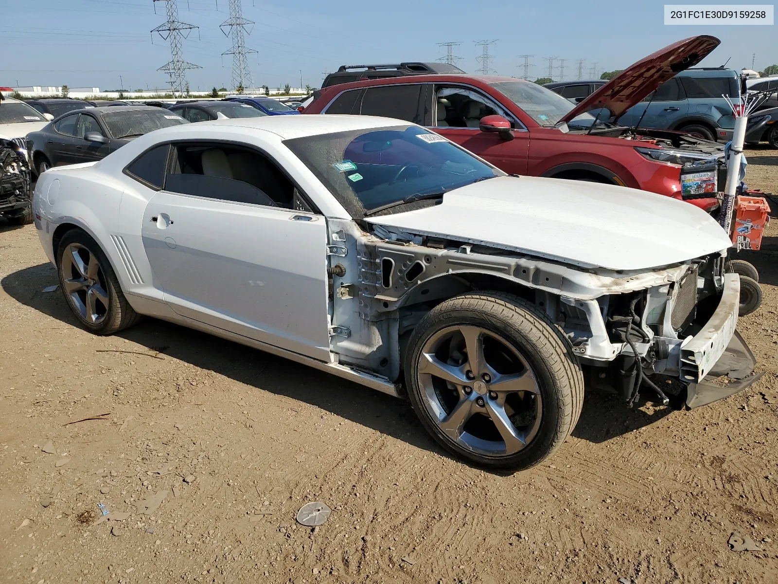 2G1FC1E30D9159258 2013 Chevrolet Camaro Lt