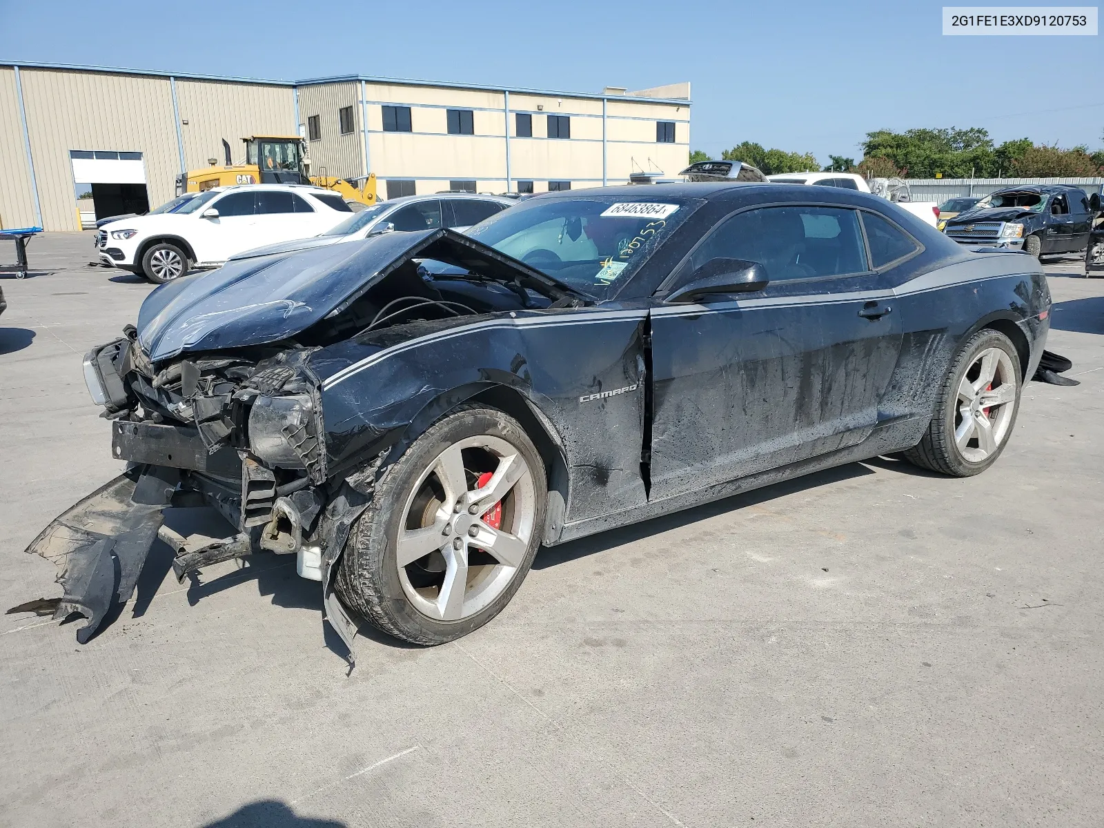 2G1FE1E3XD9120753 2013 Chevrolet Camaro Ls