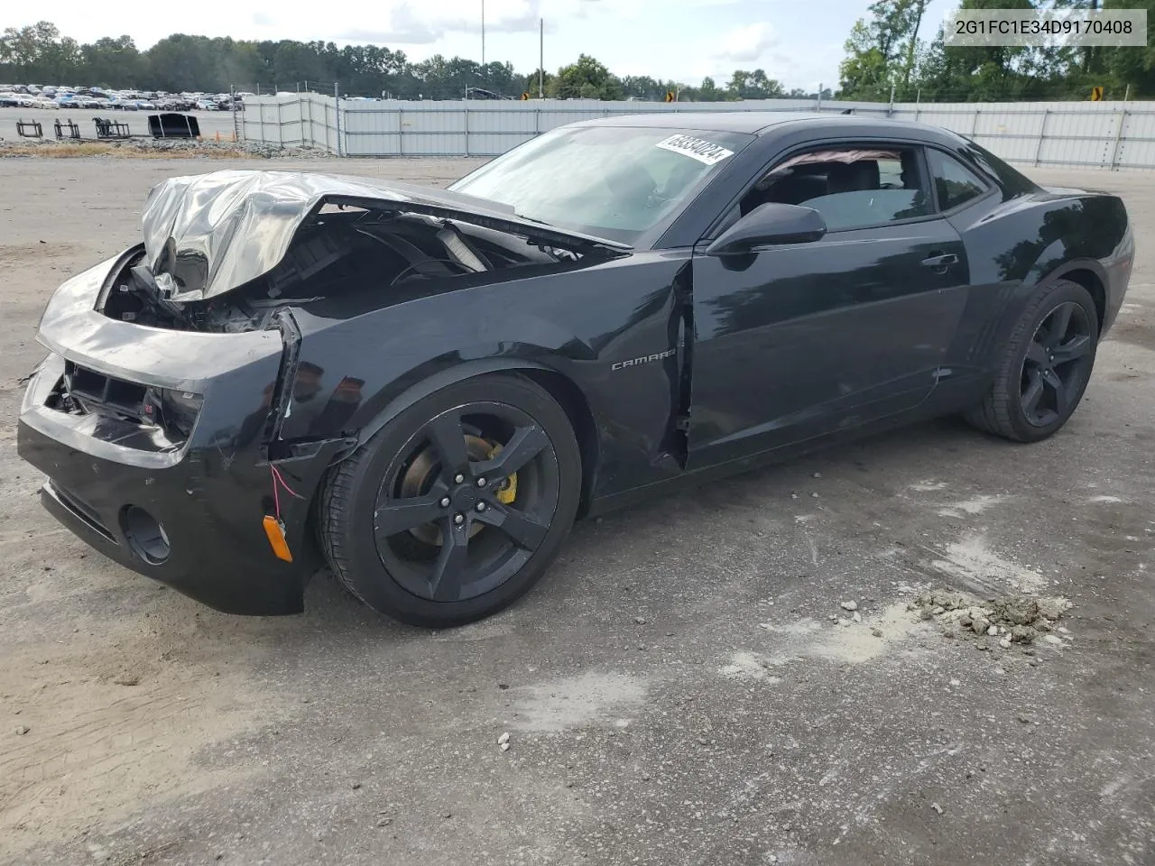 2013 Chevrolet Camaro Lt VIN: 2G1FC1E34D9170408 Lot: 69334024