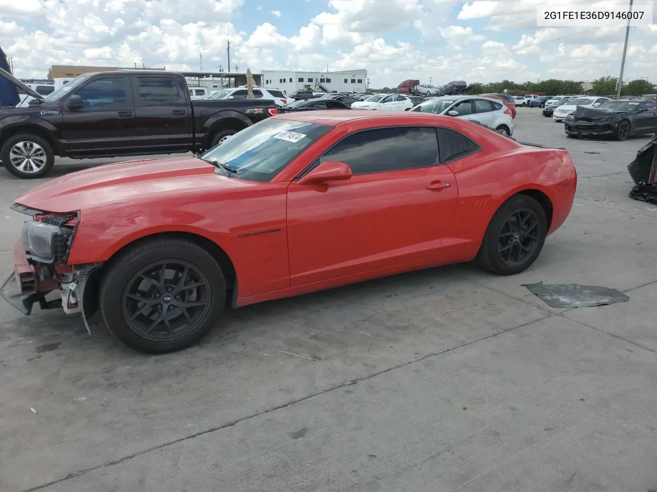 2013 Chevrolet Camaro Ls VIN: 2G1FE1E36D9146007 Lot: 69714974