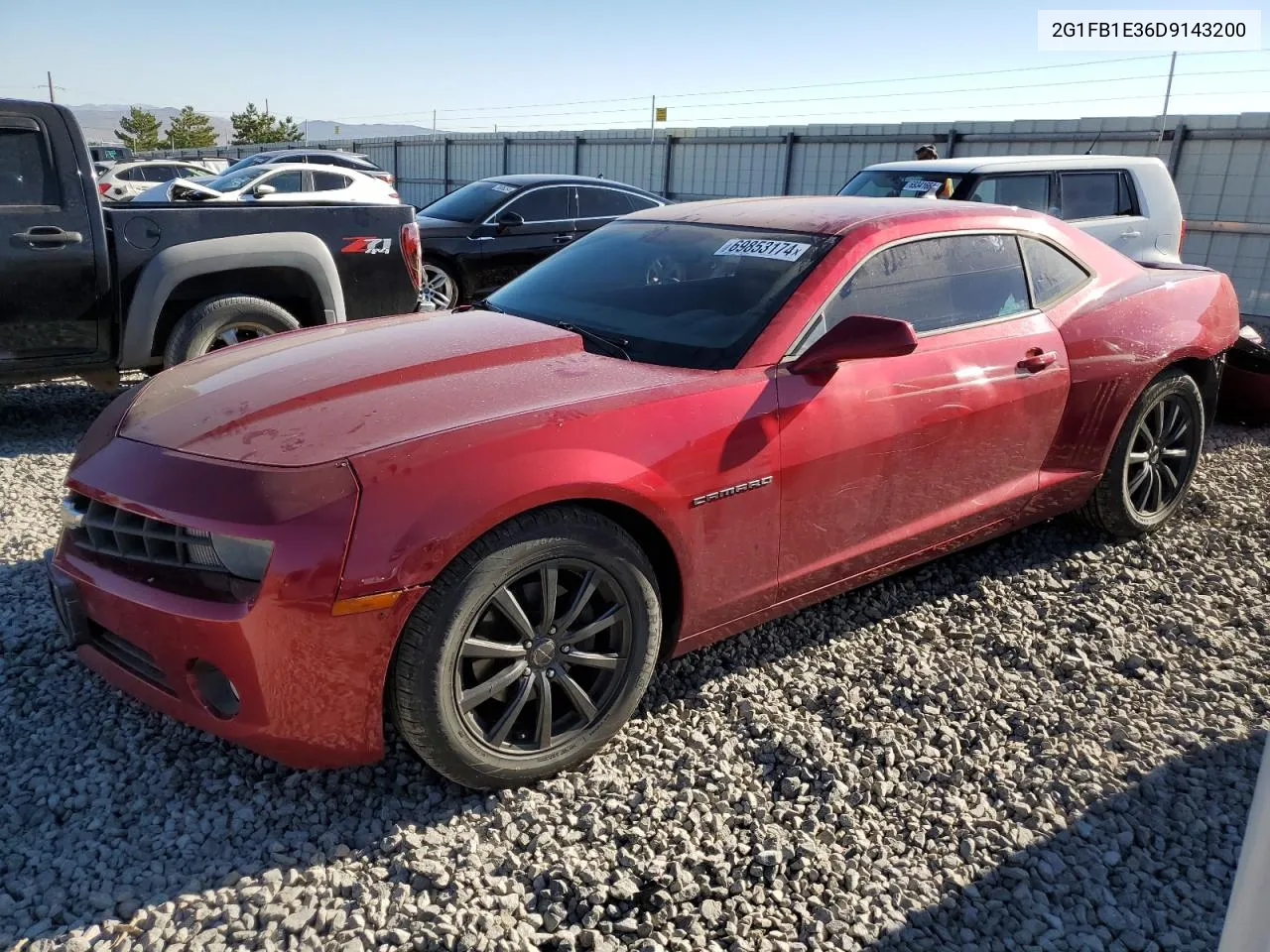 2G1FB1E36D9143200 2013 Chevrolet Camaro Lt